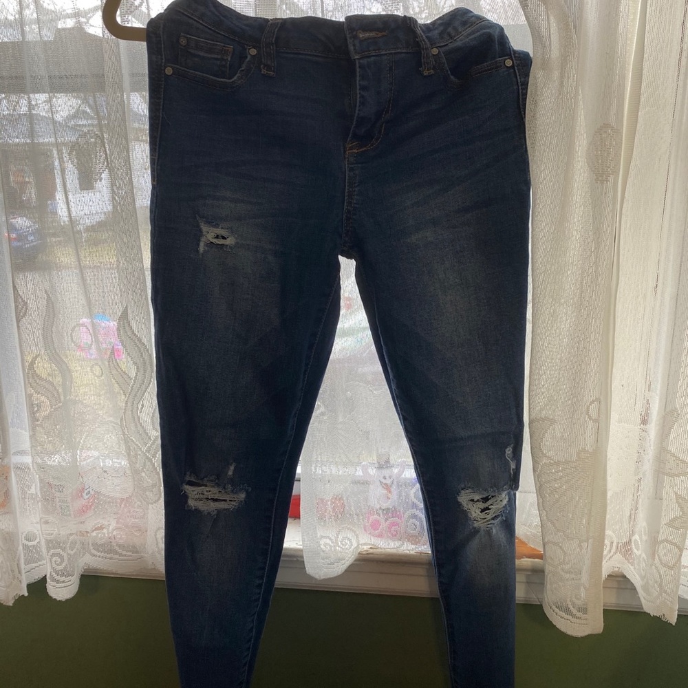 celebrity pink mid rise ankle skinny jeans